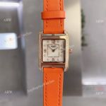 Swiss Quartz Hermes Cape Cod Watches Rose Gold Diamond-set